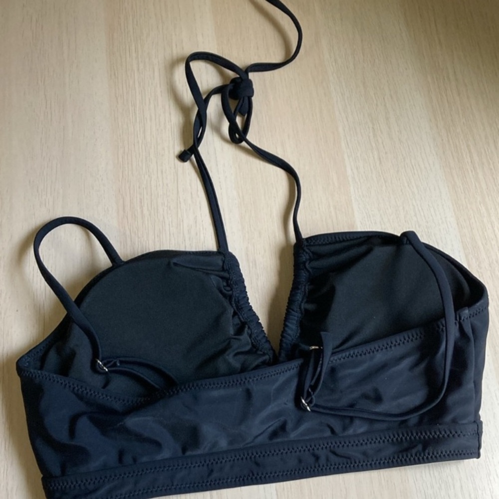 NWT Blooming Jelly Hi-Waist Black Bikini Set, Size Large, Women's Swimwear Set - Picture 9 of 11